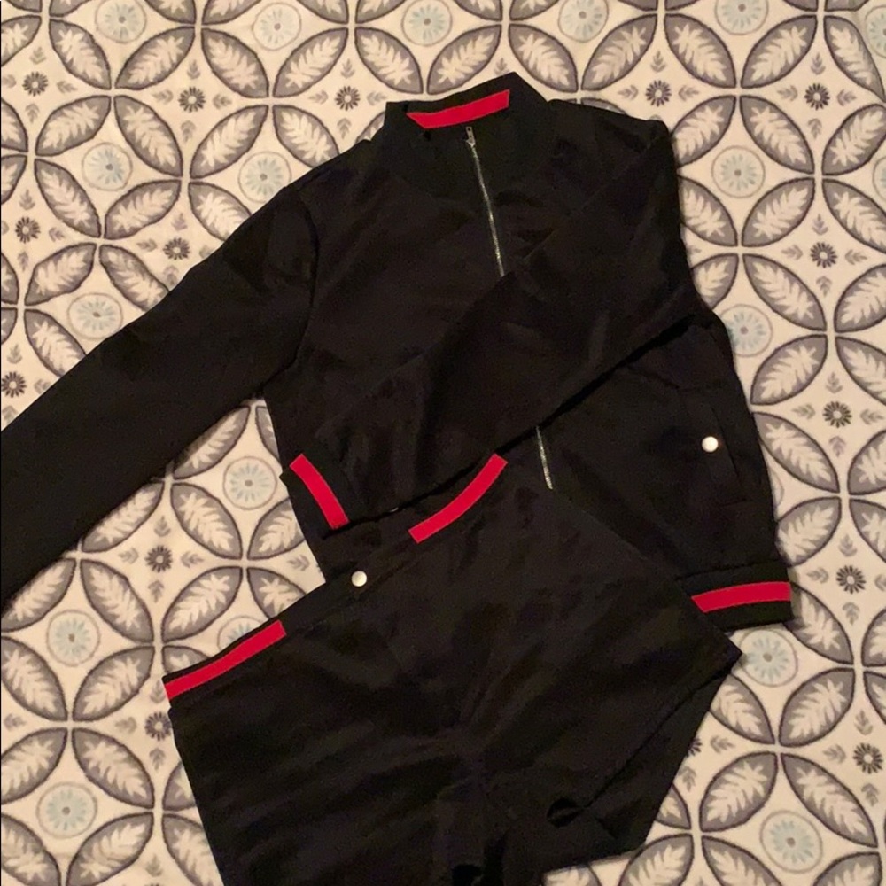 Gently used 2 piece shorts and jacket